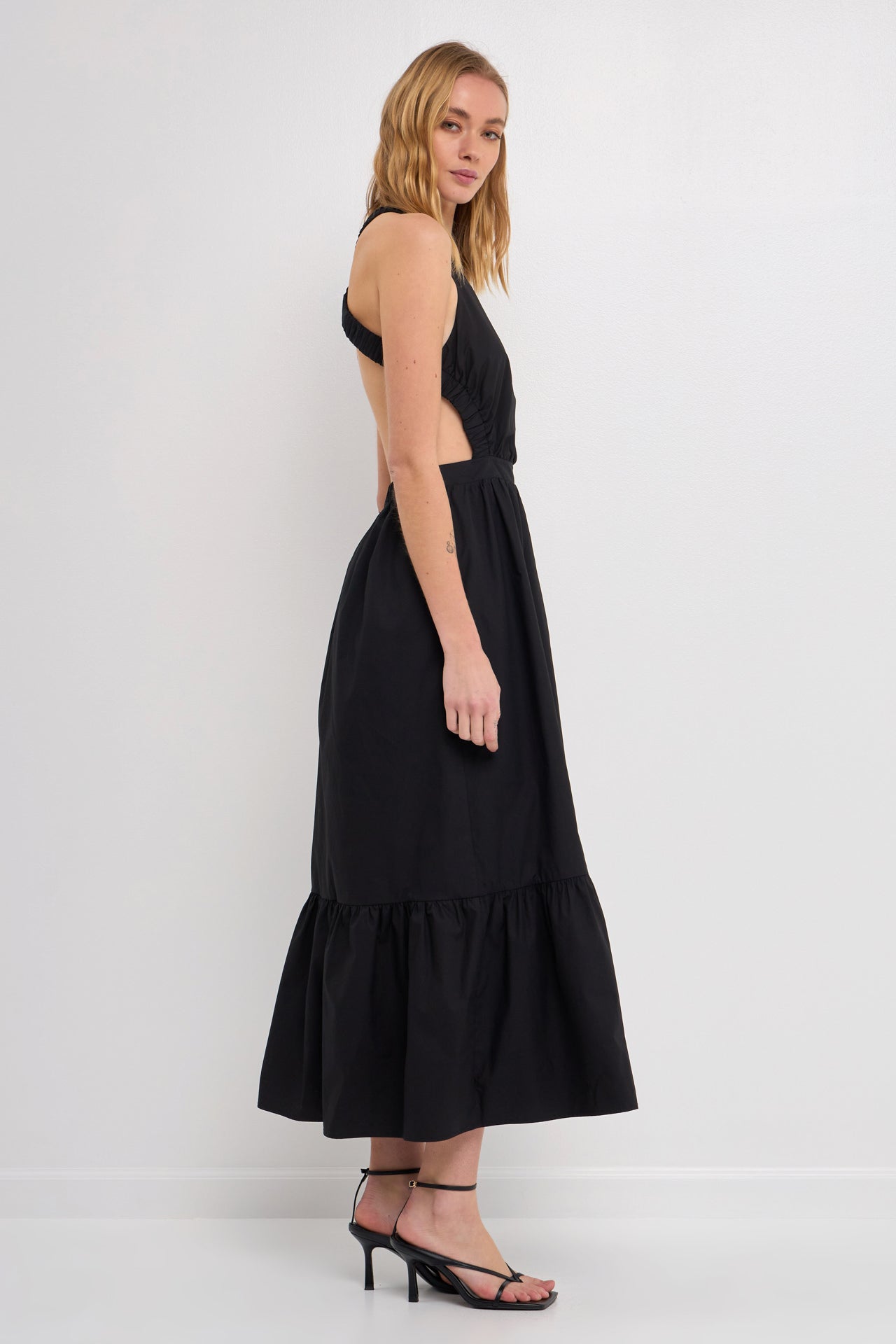 ENGLISH FACTORY - Elastic Detail Sleeveless Dress - DRESSES available at Objectrare