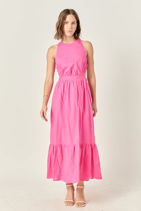 ENGLISH FACTORY - Elastic Detail Sleeveless Dress - DRESSES available at Objectrare