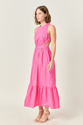 ENGLISH FACTORY - Elastic Detail Sleeveless Dress - DRESSES available at Objectrare