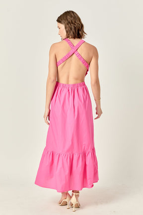 ENGLISH FACTORY - Elastic Detail Sleeveless Dress - DRESSES available at Objectrare