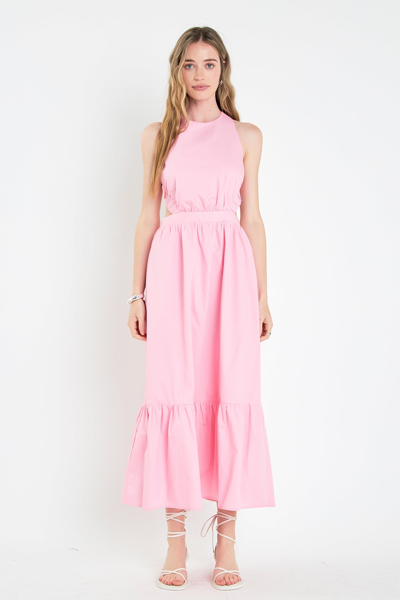 ENGLISH FACTORY - Elastic Detail Sleeveless Dress - DRESSES available at Objectrare