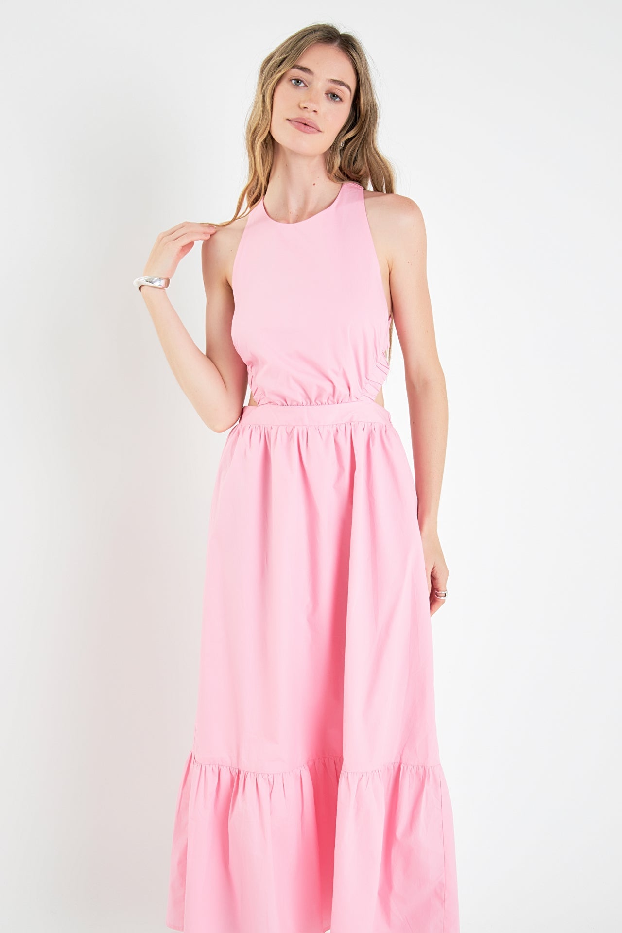 ENGLISH FACTORY - Elastic Detail Sleeveless Dress - DRESSES available at Objectrare