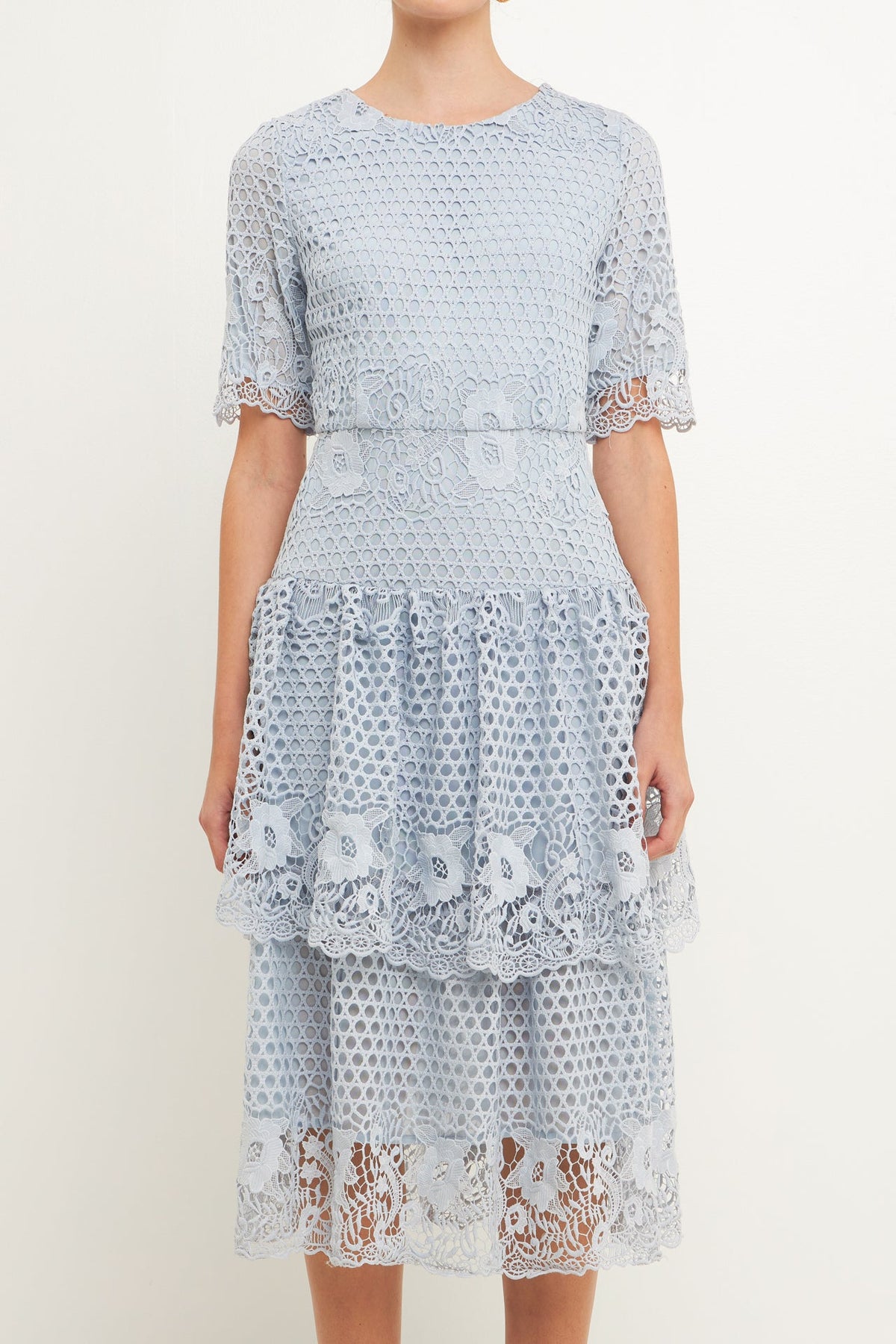 ENDLESS ROSE - All Over Lace Dress - DRESSES available at Objectrare