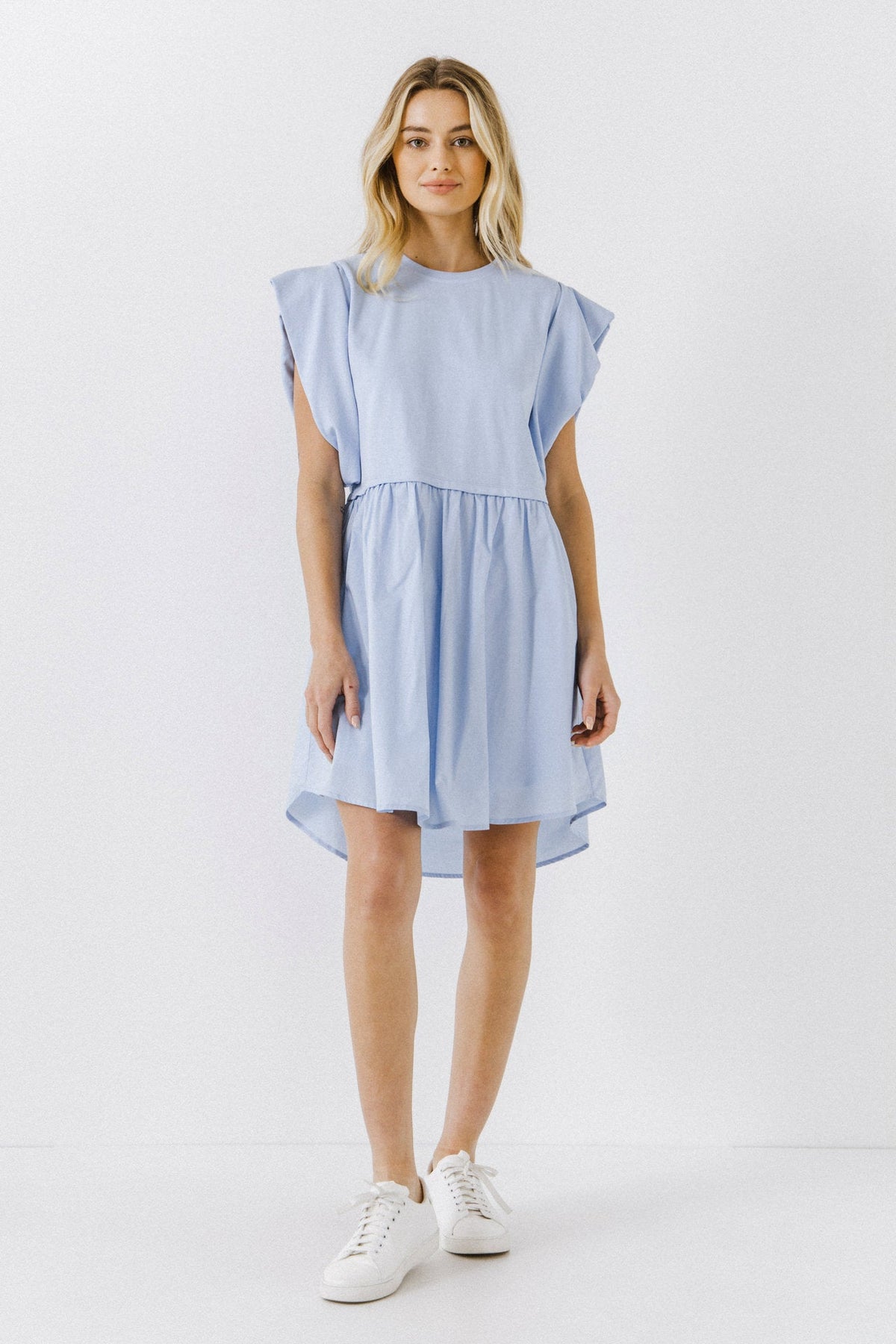 ENGLISH FACTORY - Mix Media Mini Dress - DRESSES available at Objectrare