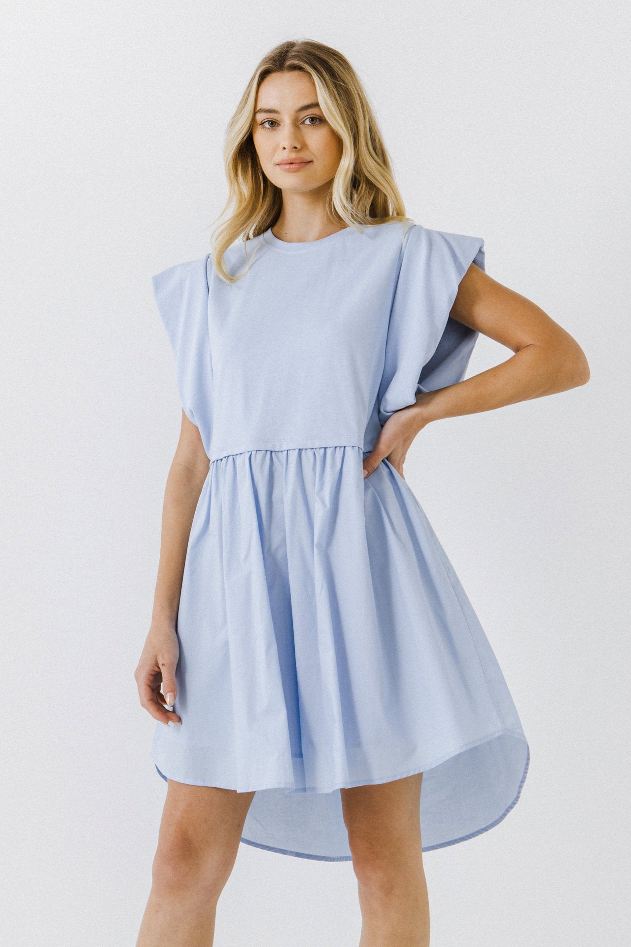 ENGLISH FACTORY - Mix Media Mini Dress - DRESSES available at Objectrare