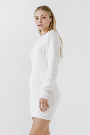 ENDLESS ROSE - Sweater Mini Dress - DRESSES available at Objectrare