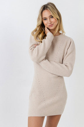 ENDLESS ROSE - Sweater Mini Dress - DRESSES available at Objectrare