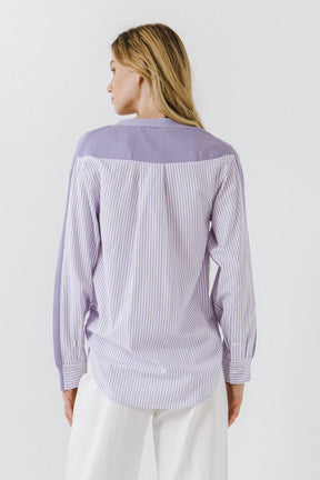 ENGLISH FACTORY - Mixed Media Cardigan - SWEATERS & KNITS available at Objectrare