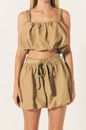 ENDLESS ROSE - Bubble Crop Top - TOPS available at Objectrare