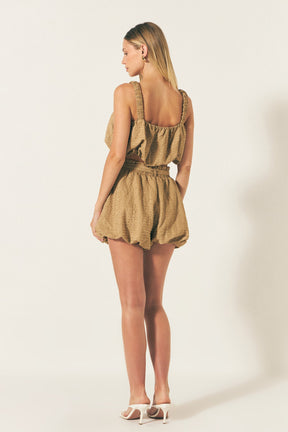 ENDLESS ROSE - Bubble Elastic Shorts - SHORTS available at Objectrare