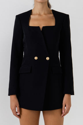 ENDLESS ROSE - Blazer Romper - ROMPERS available at Objectrare