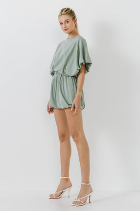 GREY LAB - Grey Lab - Loungewear Romper - ROMPERS available at Objectrare