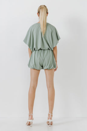 GREY LAB - Grey Lab - Loungewear Romper - ROMPERS available at Objectrare