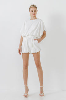 GREY LAB - Grey Lab - Loungewear Romper - ROMPERS available at Objectrare