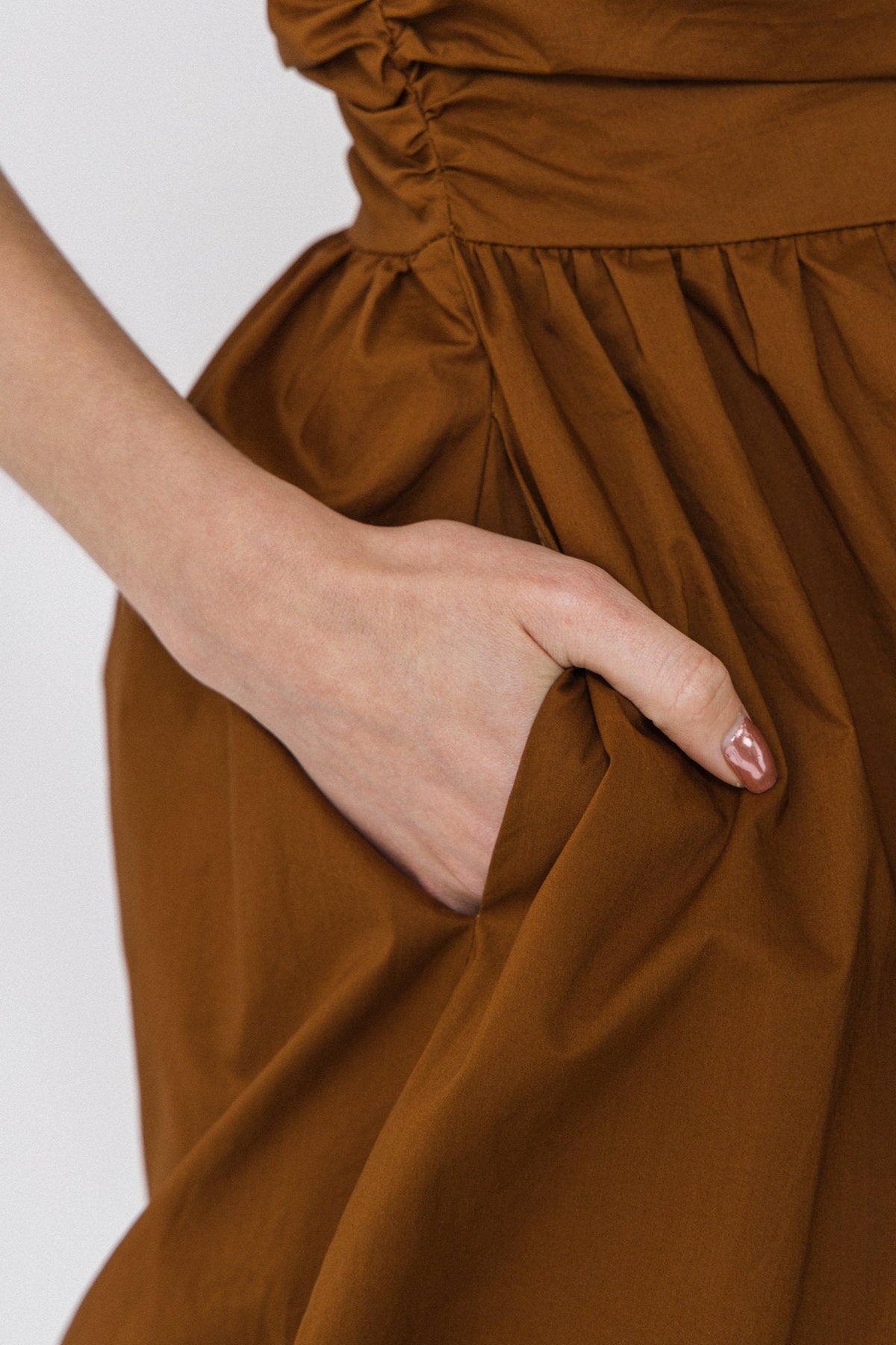 ENDLESS ROSE - Shirred Blouson Romper - ROMPERS available at Objectrare