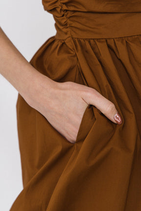 ENDLESS ROSE - Shirred Blouson Romper - ROMPERS available at Objectrare