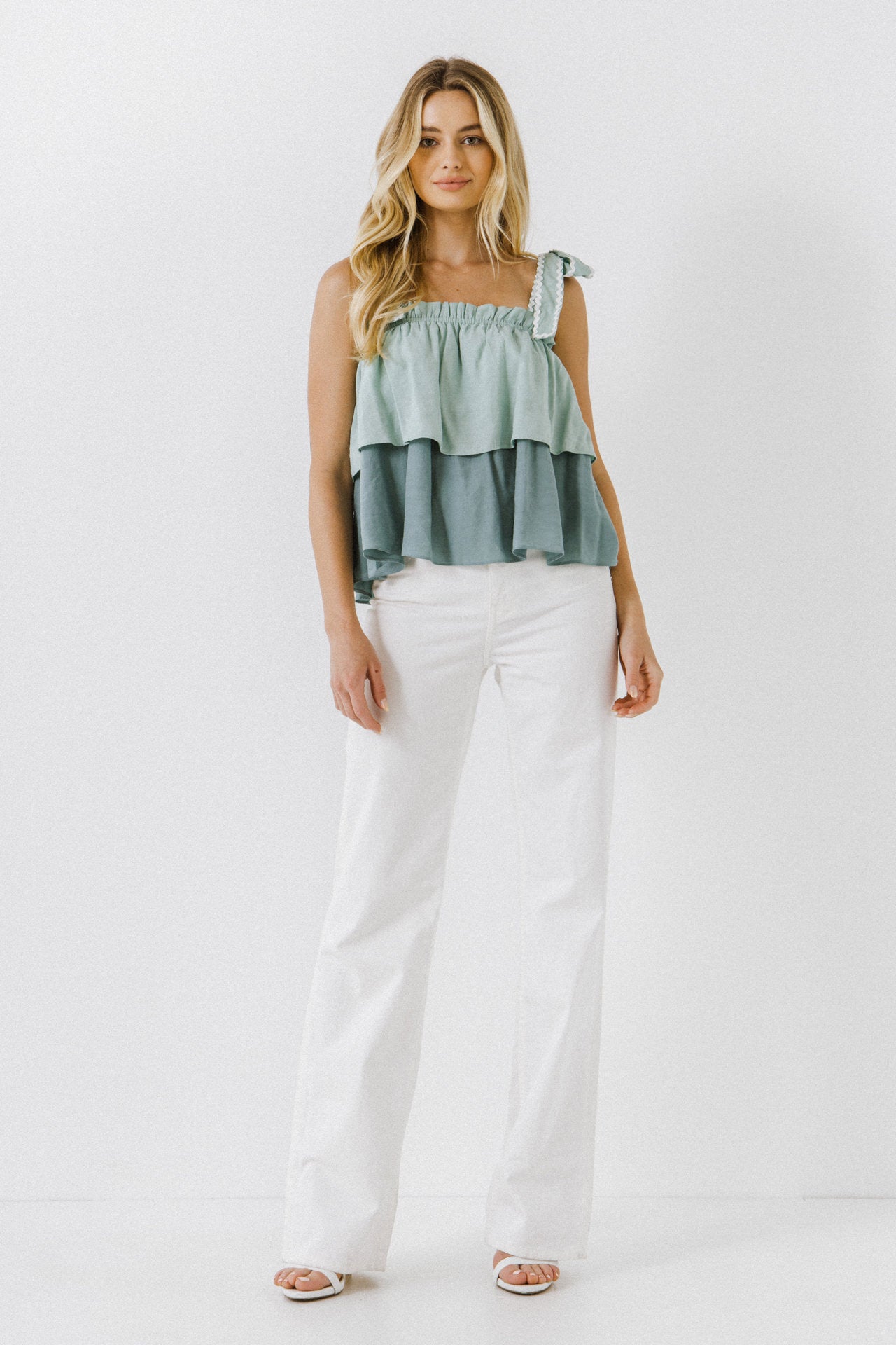 FREE THE ROSES - Color Block Tank Top - CAMI TOPS & TANK available at Objectrare