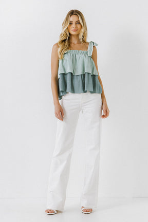 FREE THE ROSES - Color Block Tank Top - CAMI TOPS & TANK available at Objectrare