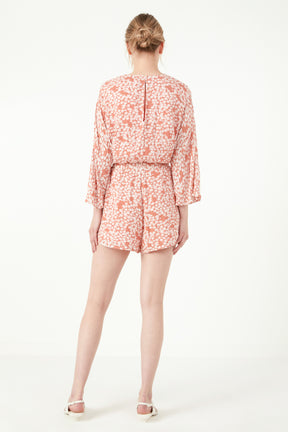 FREE THE ROSES - Front Spaghetti Romper - ROMPERS available at Objectrare