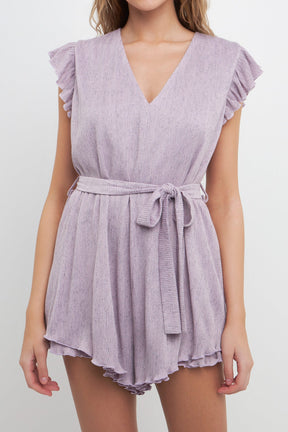 FREE THE ROSES - Free The Roses - Texture Knit Romper - ROMPERS available at Objectrare