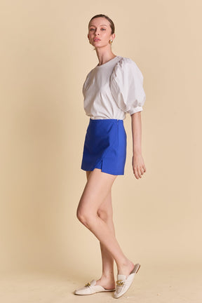 High-Waisted Skort