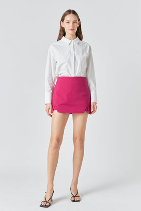 High-Waisted Skort
