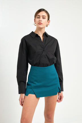 High-Waisted Skort
