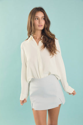 High-Waisted Skort