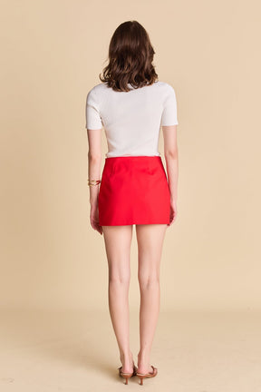 ENDLESS ROSE - High-Waisted Skort - SKORTS available at Objectrare