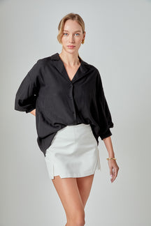 High-Waisted Mini Skort