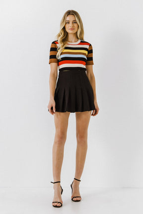 ENGLISH FACTORY - Mini Tennis Skort - SKORTS available at Objectrare
