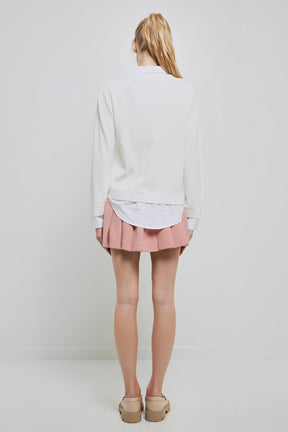 ENGLISH FACTORY - Mini Tennis Skort - SKORTS available at Objectrare