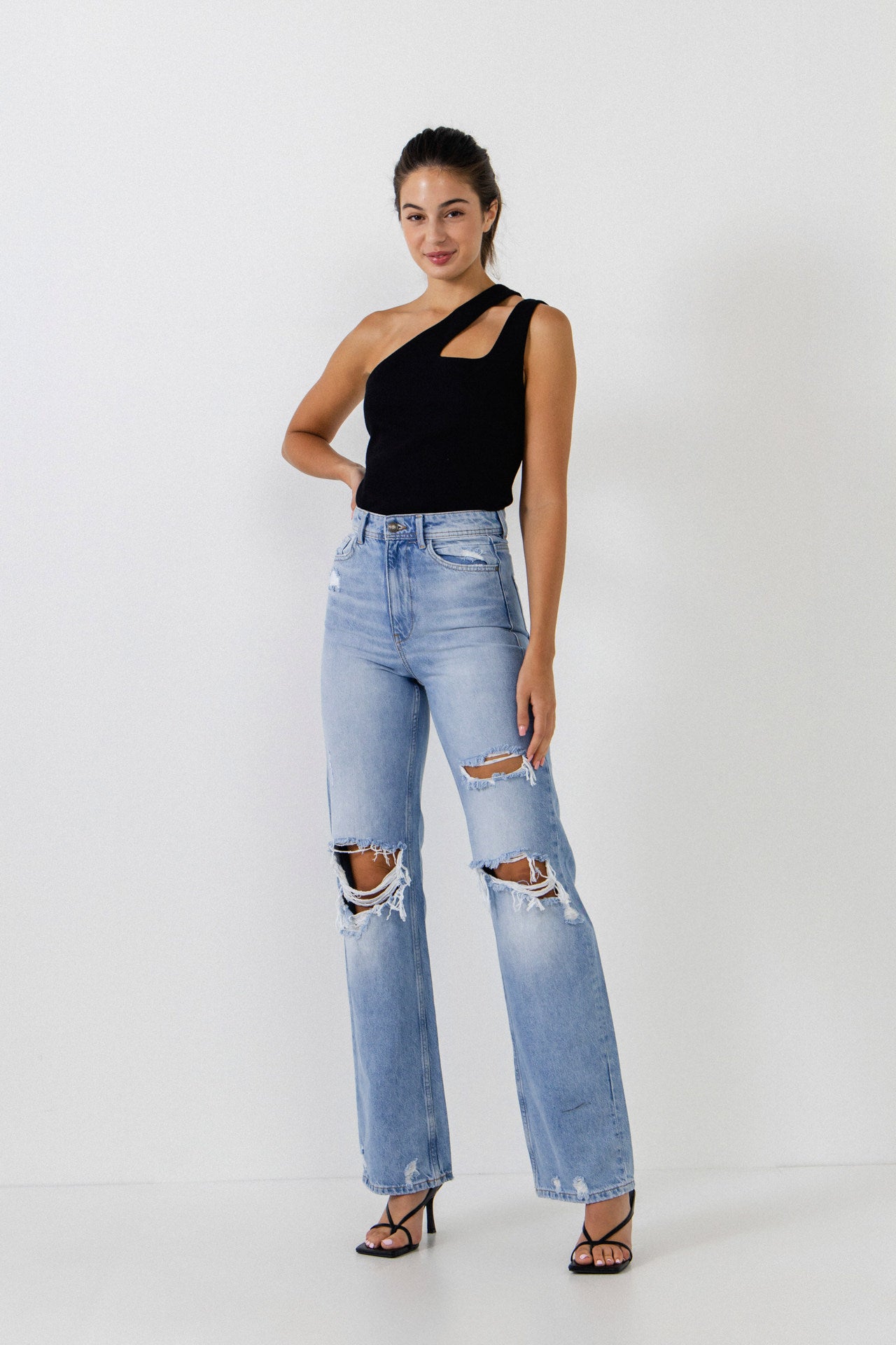 Cut-Out Detail Tank Top