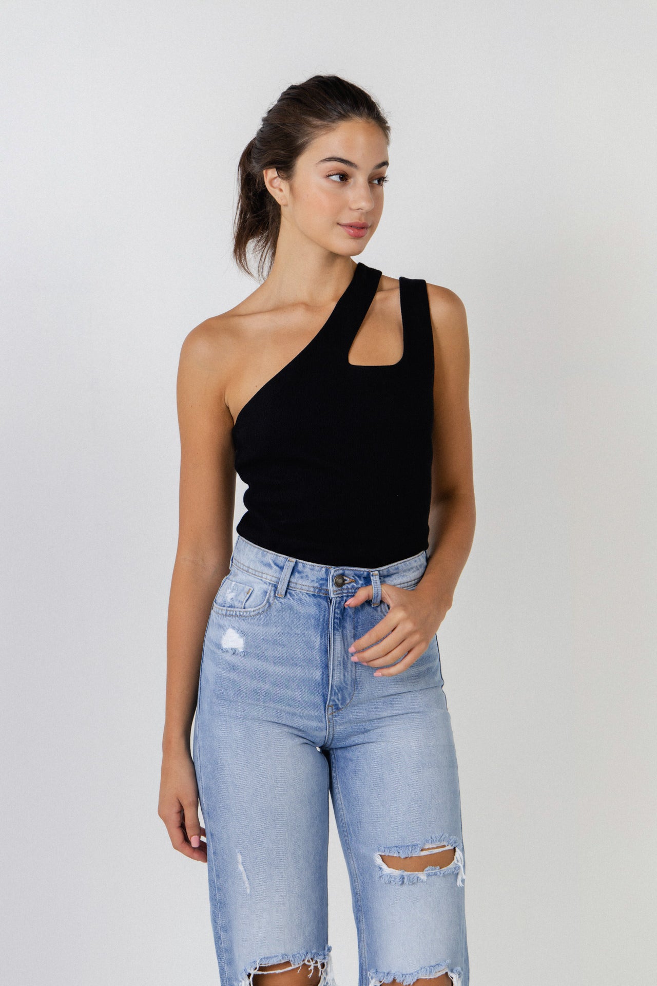 Cut-Out Detail Tank Top