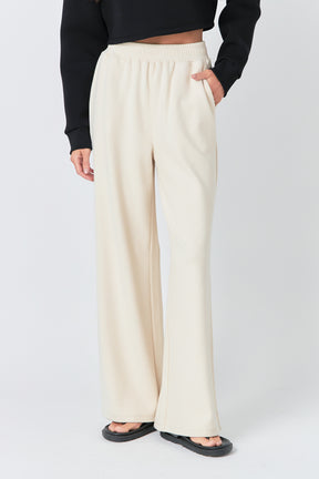 GREY LAB - Wide Knit Pants - PANTS available at Objectrare