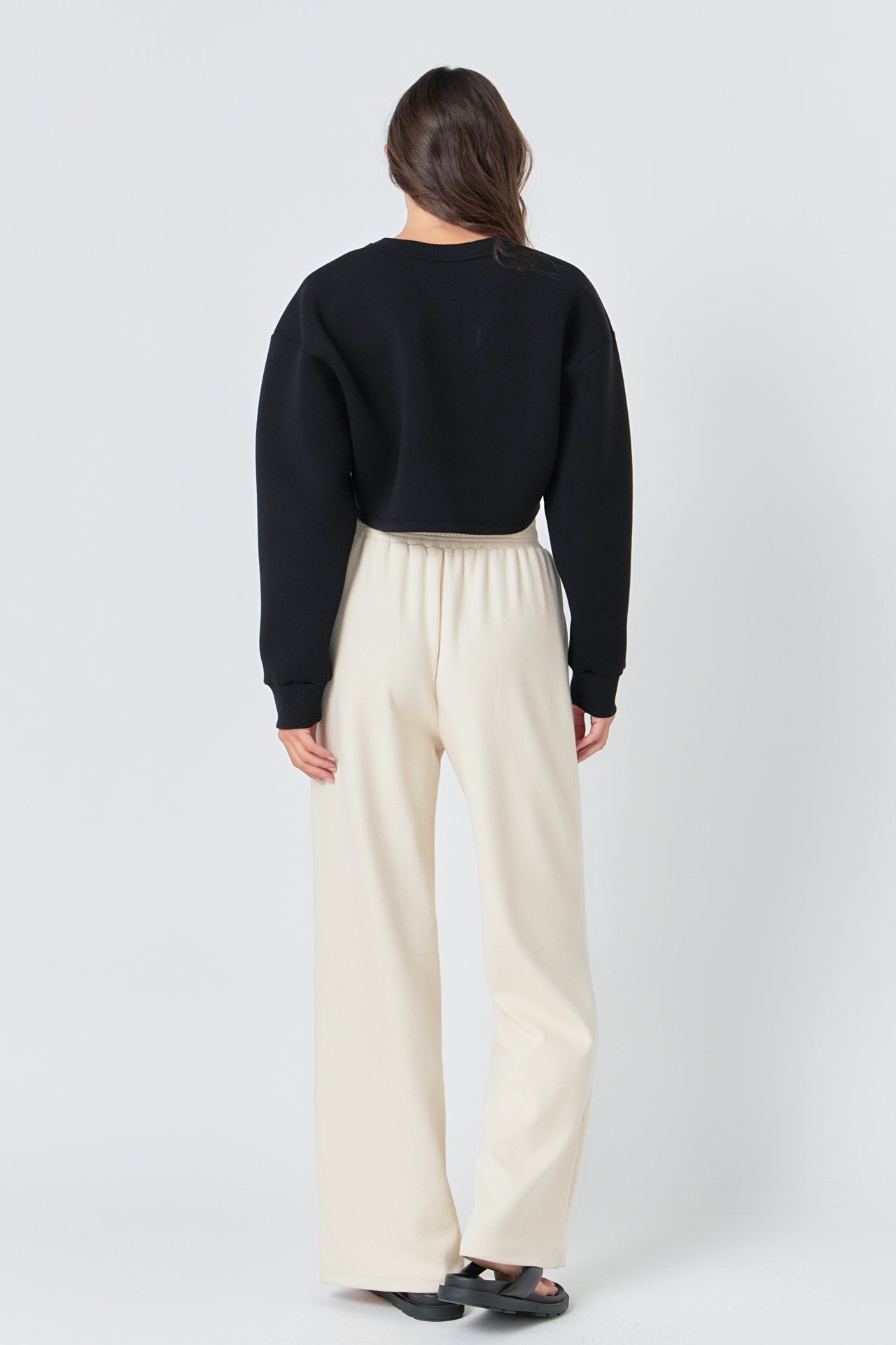 GREY LAB - Wide Knit Pants - PANTS available at Objectrare