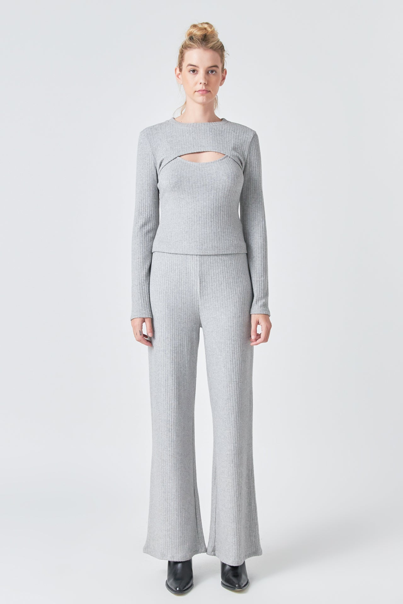 GREY LAB - Grey Lab - 2 Piece Knit Top - TOPS available at Objectrare