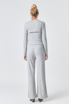 GREY LAB - Loungewear Knit Pants - PANTS available at Objectrare
