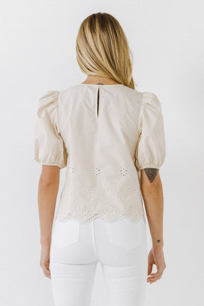 ENGLISH FACTORY - Women Woven Embroidered Blouse - TOPS available at Objectrare