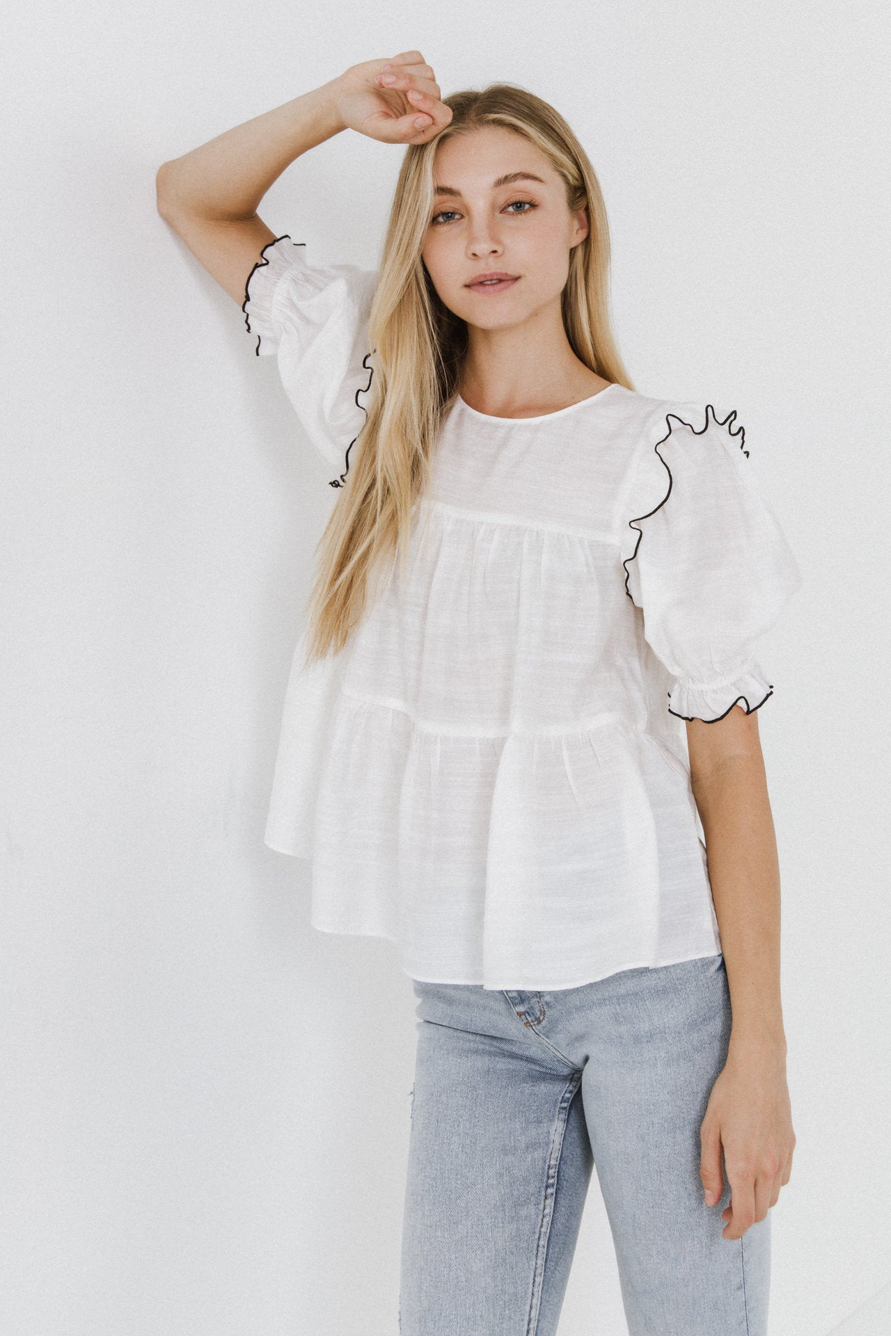 ENGLISH FACTORY - Women Woven Blouse - TOPS available at Objectrare