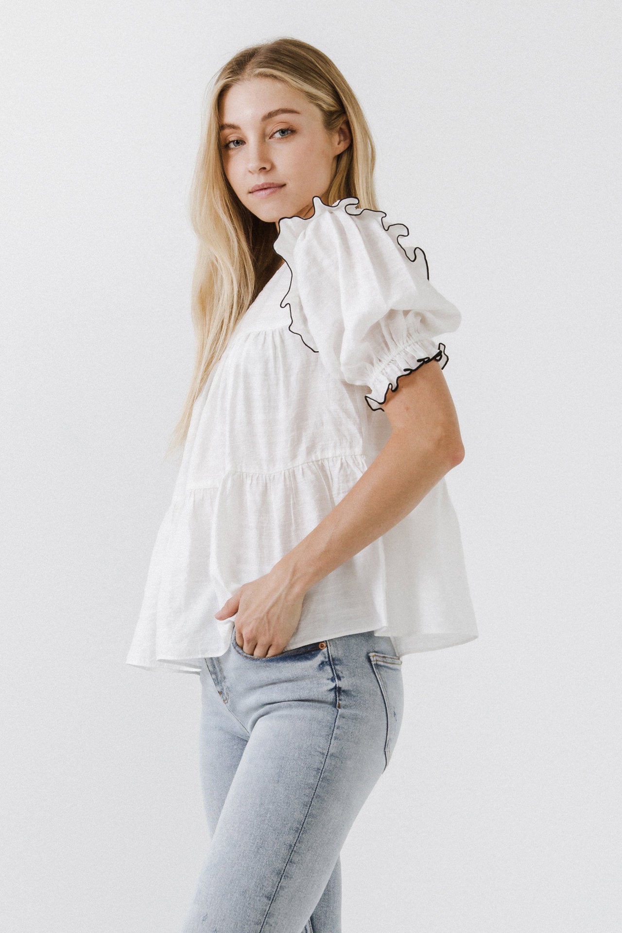 ENGLISH FACTORY - Women Woven Blouse - TOPS available at Objectrare
