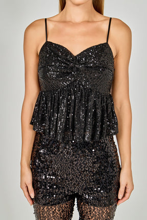 ENDLESS ROSE - Sequins Tank Top - TOPS available at Objectrare