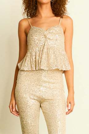 ENDLESS ROSE - Sequins Tank Top - TOPS available at Objectrare