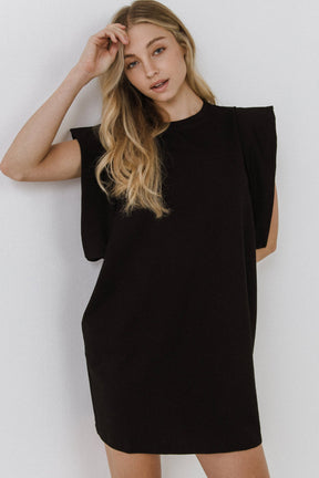 ENDLESS ROSE - Folded Detail Mini Dress - DRESSES available at Objectrare