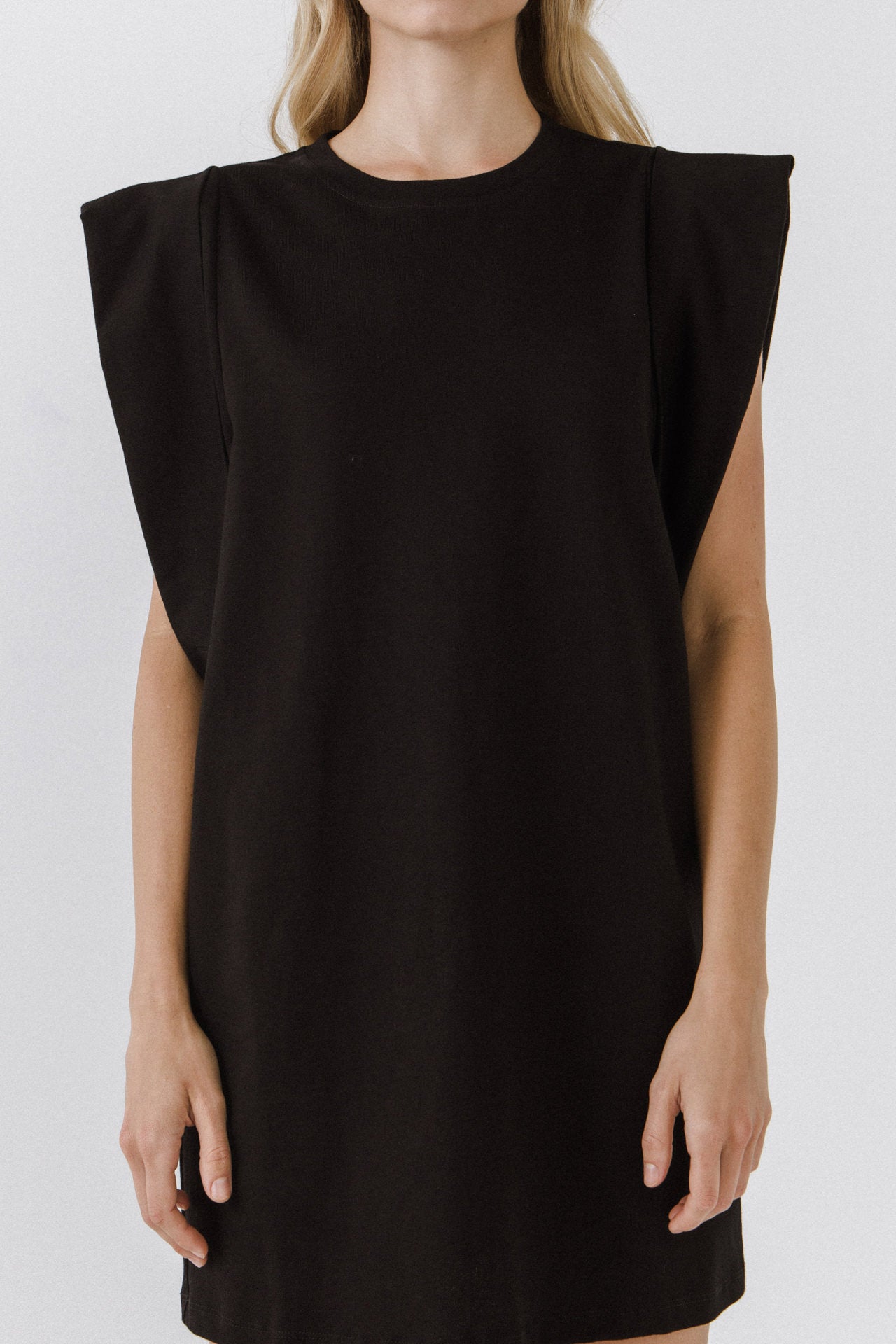 ENDLESS ROSE - Folded Detail Mini Dress - DRESSES available at Objectrare