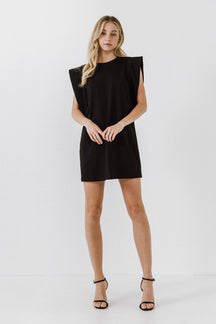 ENDLESS ROSE - Folded Detail Mini Dress - DRESSES available at Objectrare