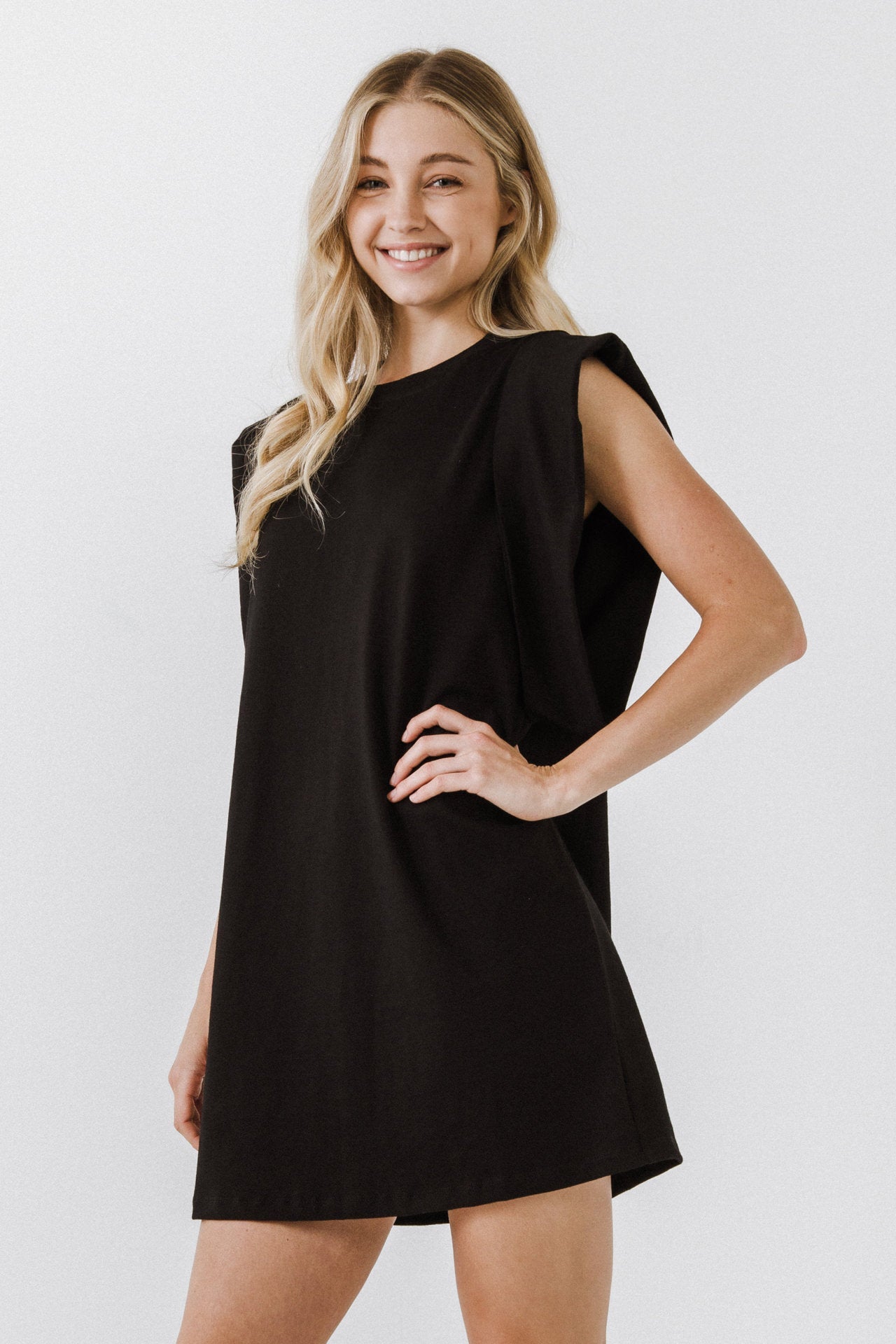 ENDLESS ROSE - Folded Detail Mini Dress - DRESSES available at Objectrare
