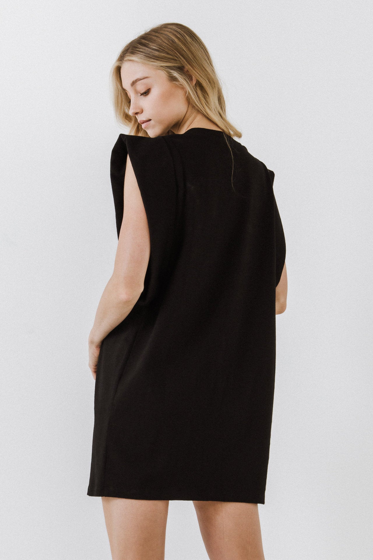 ENDLESS ROSE - Folded Detail Mini Dress - DRESSES available at Objectrare