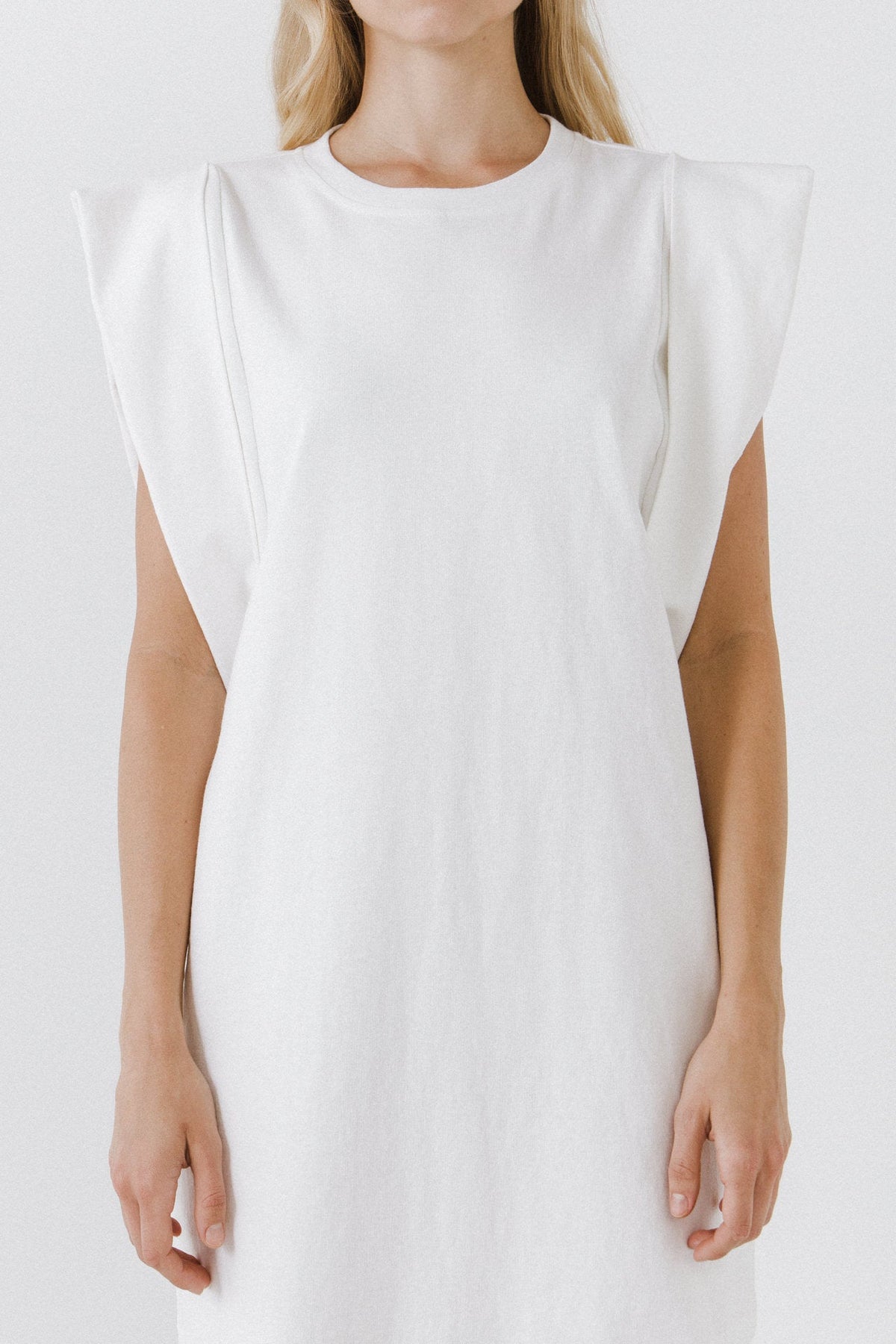 ENDLESS ROSE - Folded Detail Mini Dress - DRESSES available at Objectrare