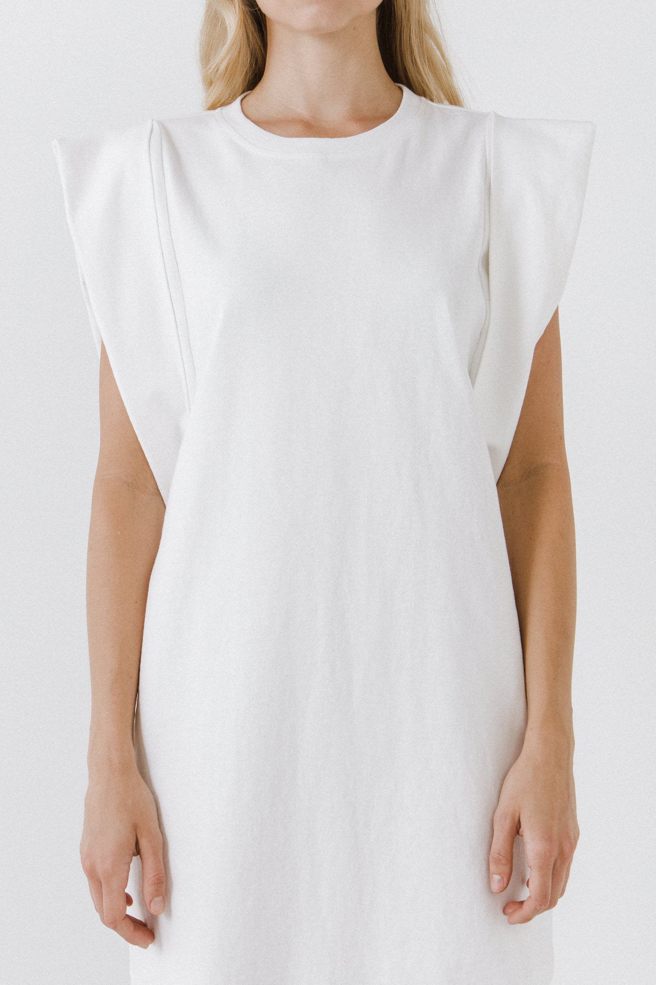ENDLESS ROSE - Folded Detail Mini Dress - DRESSES available at Objectrare